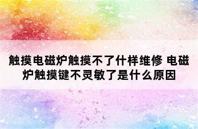 触摸电磁炉触摸不了什样维修 电磁炉触摸键不灵敏了是什么原因